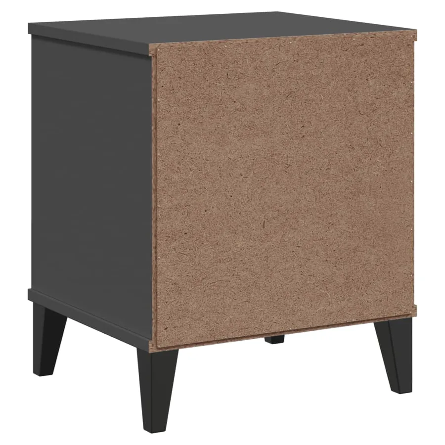 Table de chevet VIKEN gris anthracite bois d'ingénierie - 8