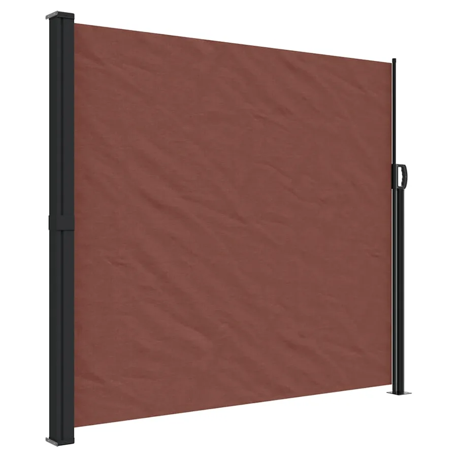 Auvent latéral rétractable marron 180x600 cm - 2