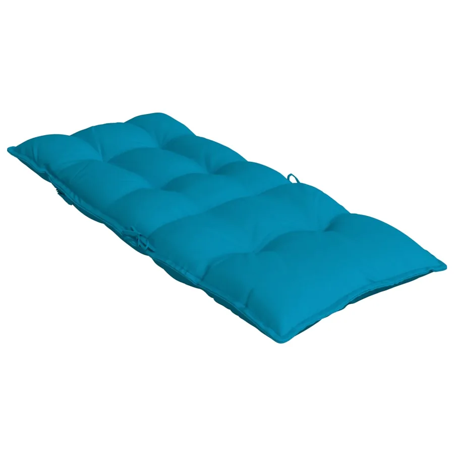 Coussins de chaise à dossier haut lot de 4 bleu clair - 6