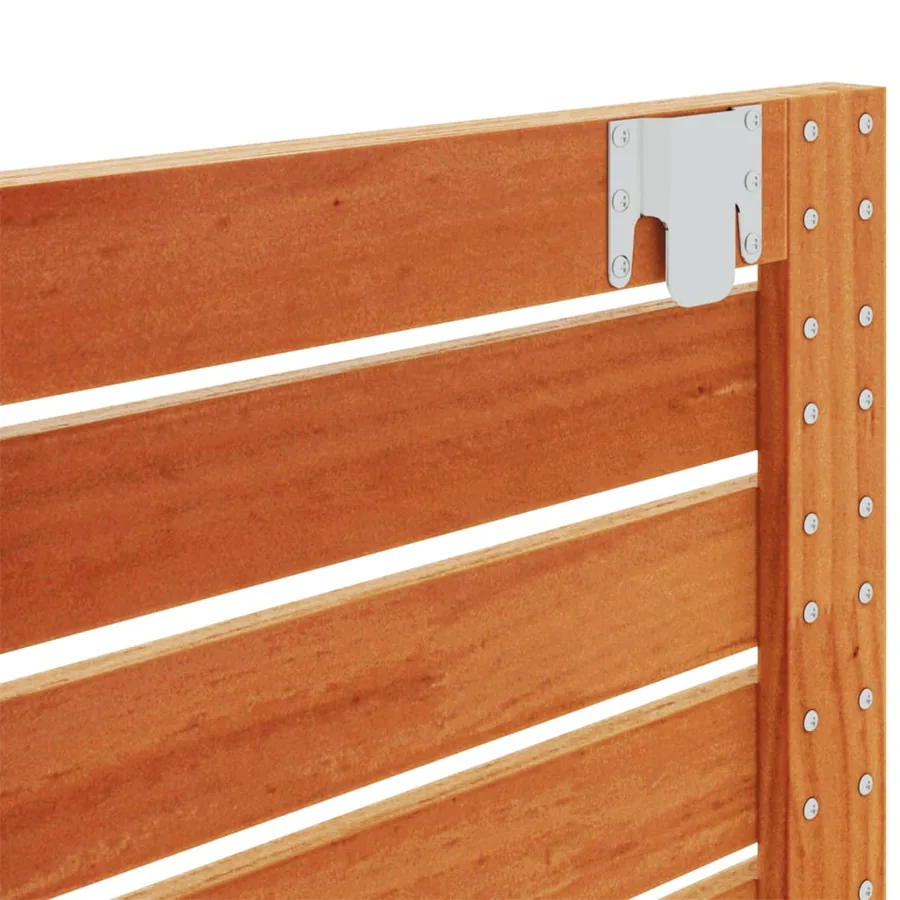 Tête de lit murale 166x3x63 cm Bois massif de pin - 7