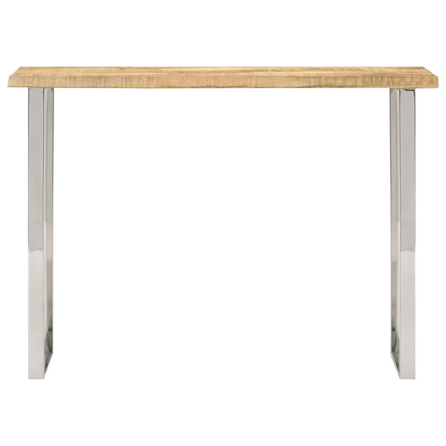 Table console à live edge 105x33x76 cm bois de manguier massif - 2