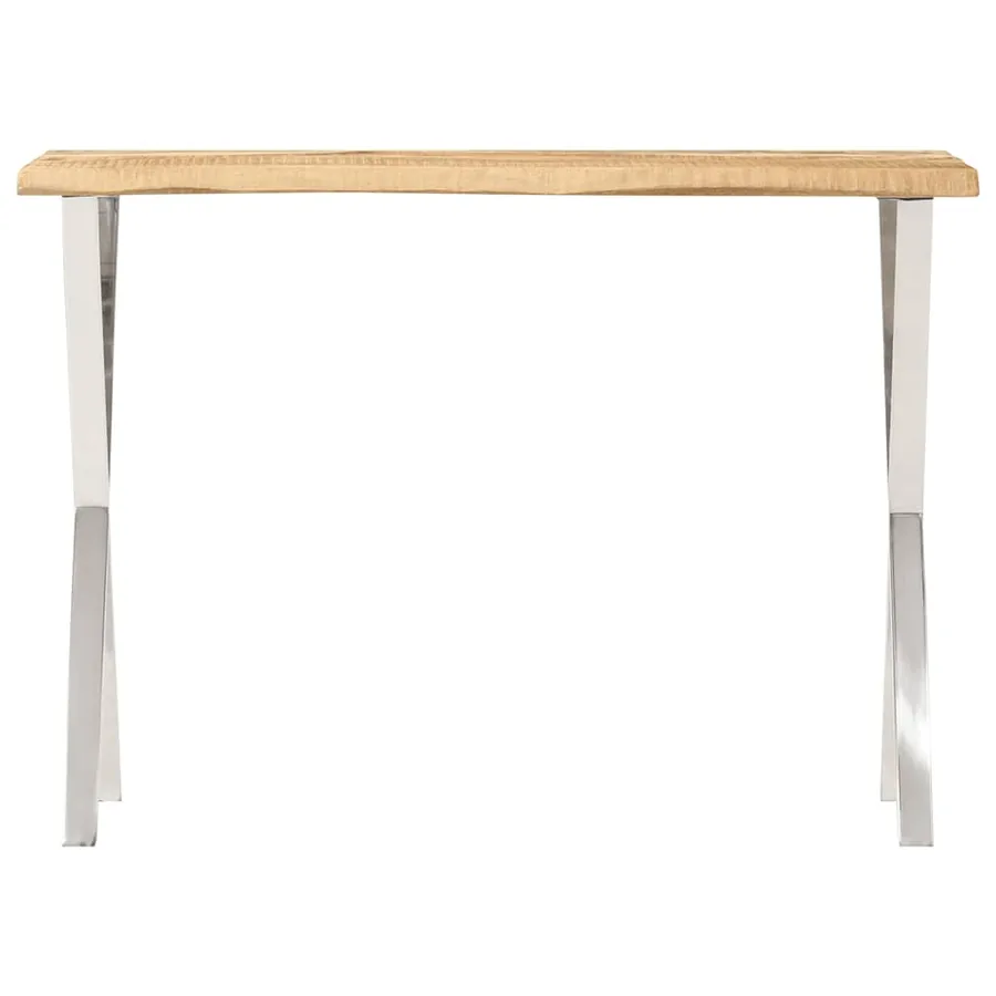 Table console à live edge 105x33x76 cm bois de manguier massif - 2