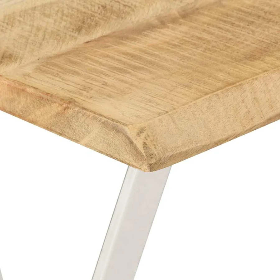 Table console à live edge 105x33x76 cm bois de manguier massif - 6