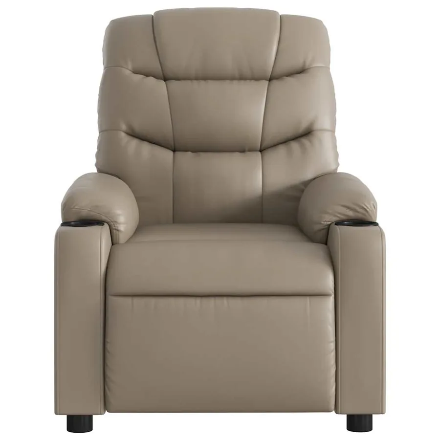 Fauteuil de massage inclinable Cappuccino Similicuir - 7
