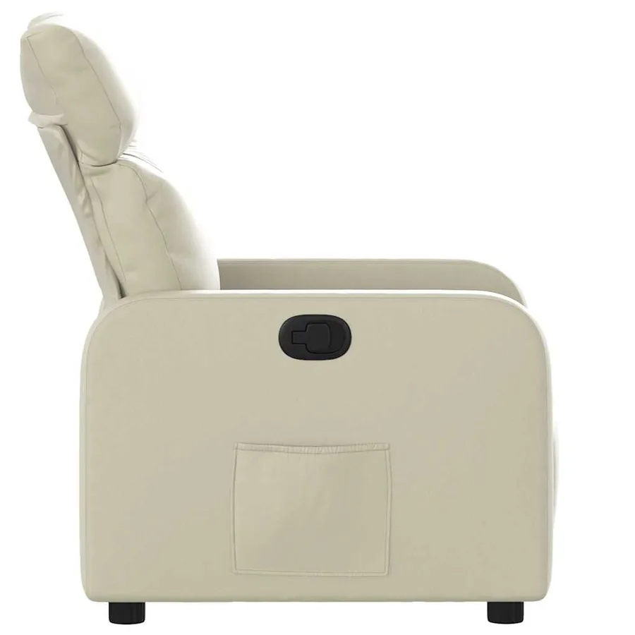 Fauteuil inclinable Crème Similicuir - 7