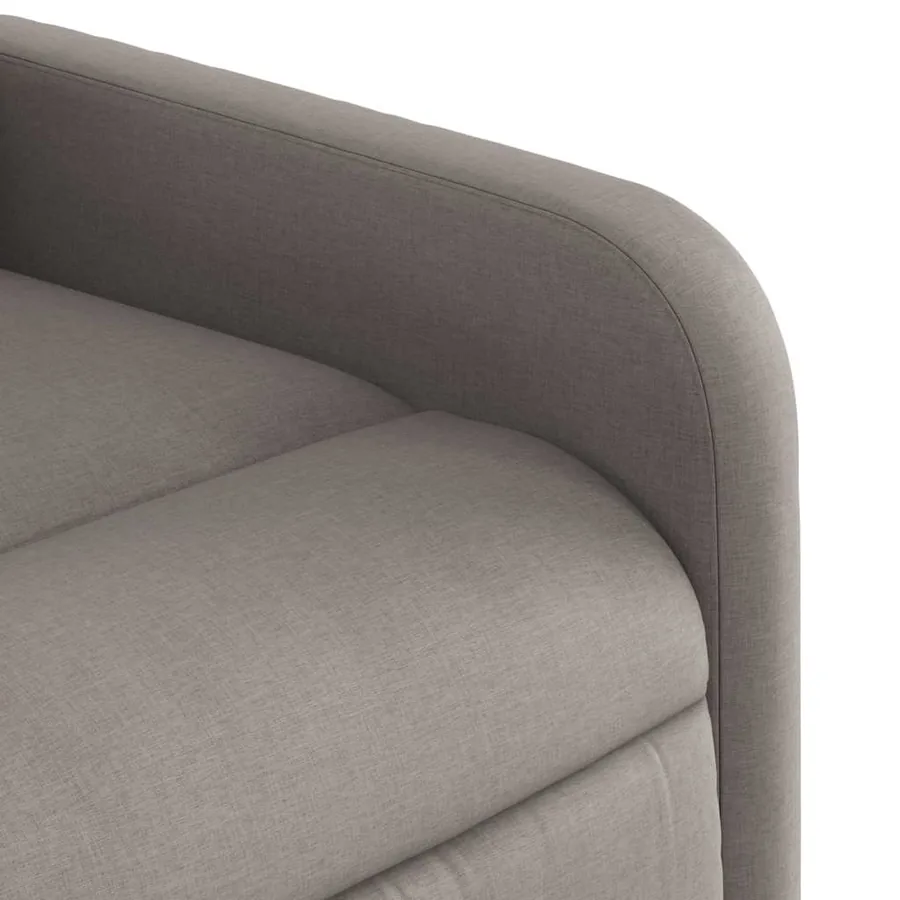 Fauteuil inclinable électrique taupe tissu - 12