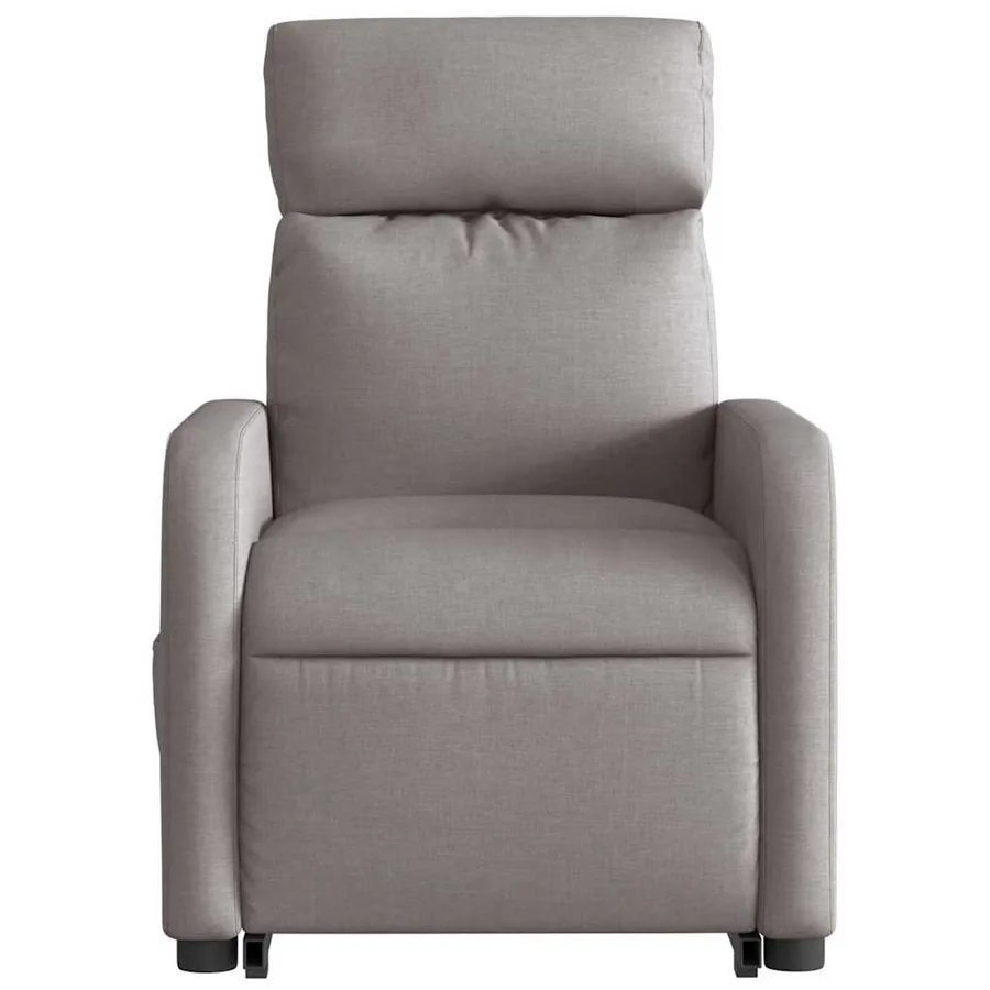 Fauteuil inclinable électrique taupe tissu - 9