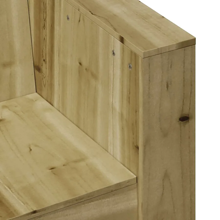 Canapé de jardin 79x60x62 cm bois de pin imprégné - 7