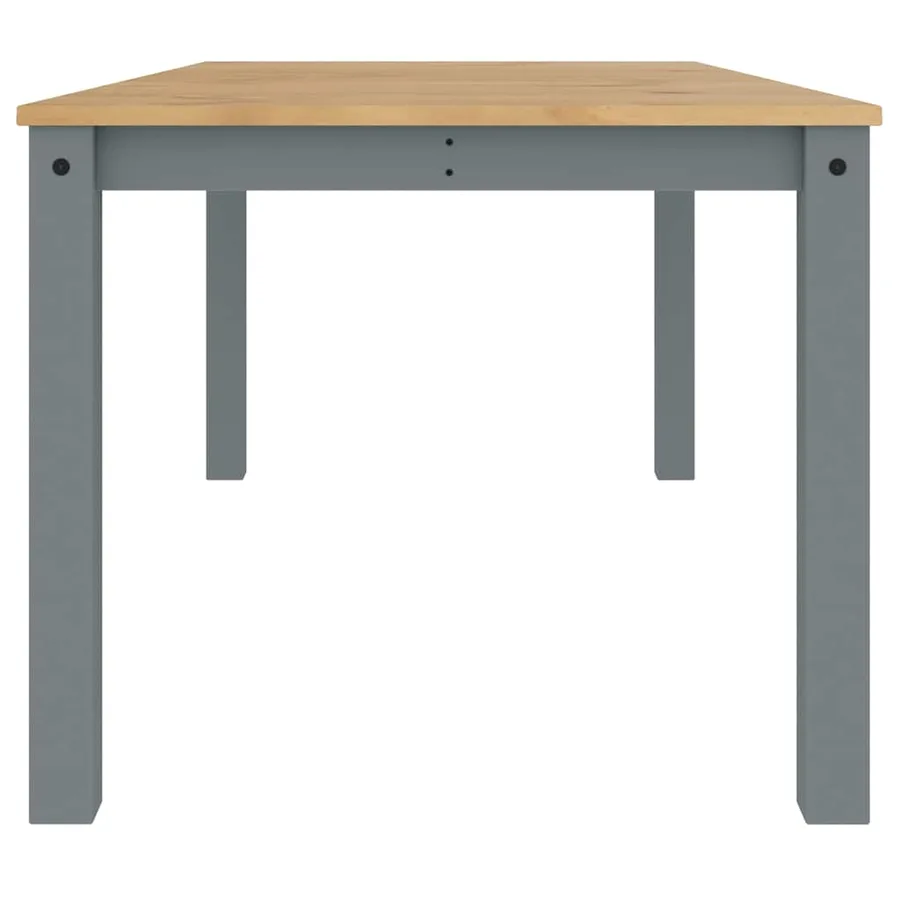 Table à manger PANAMA gris 180x90x75 cm bois massif de pin - 5