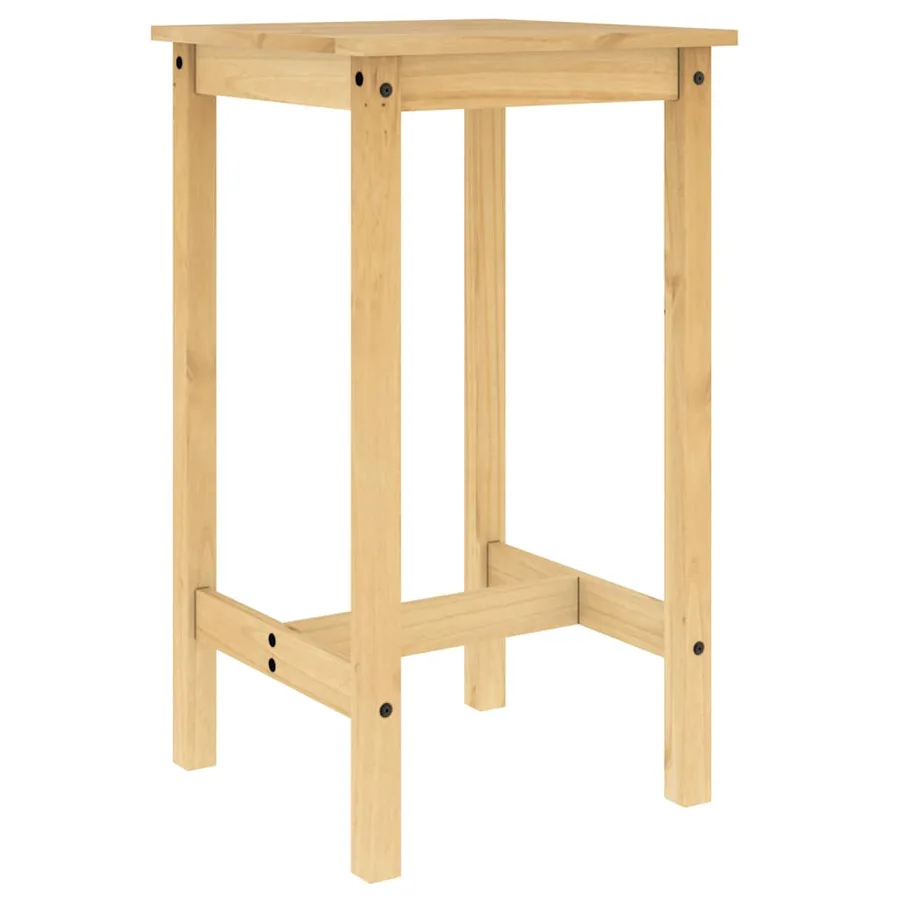 Ensemble de bar 3 pcs Bois de pin massif - 12