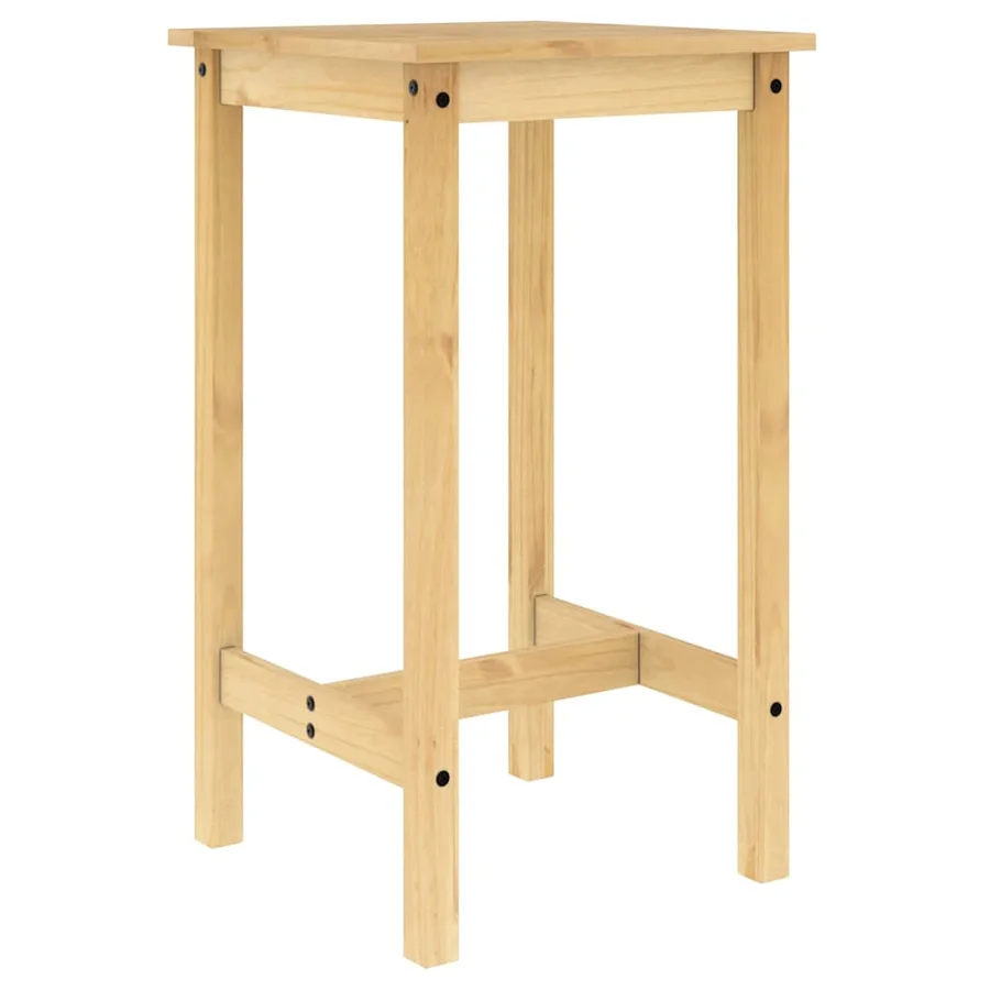 Ensemble de bar 3 pcs Bois de pin massif - 9