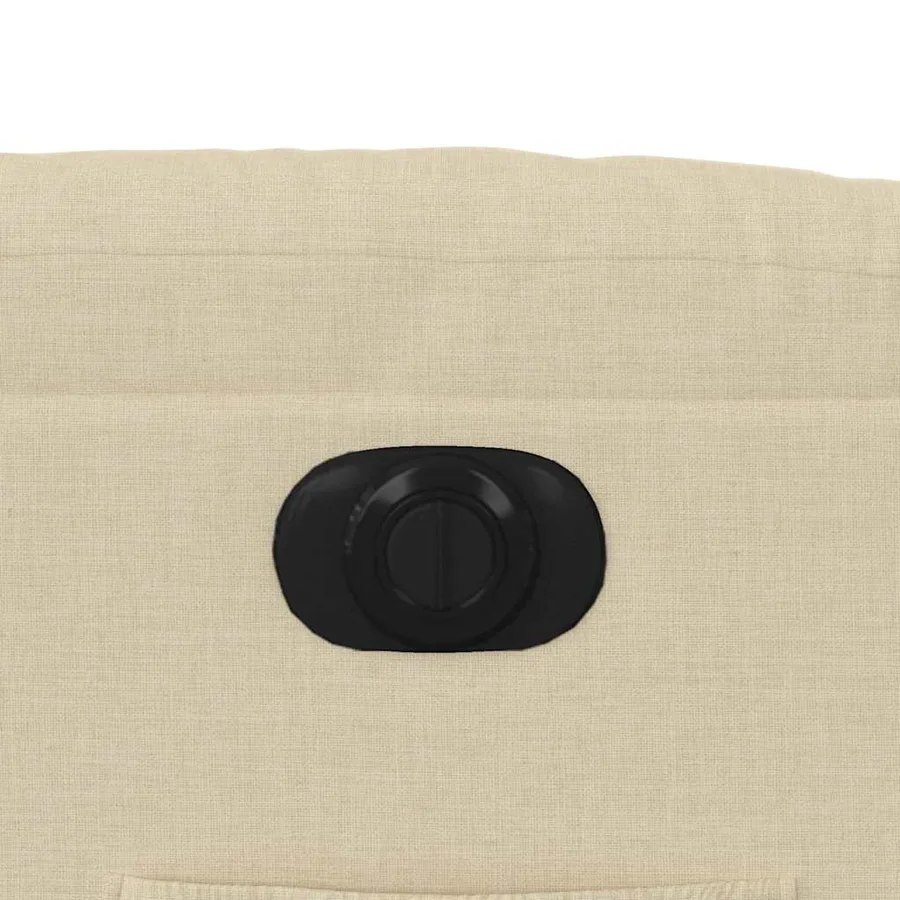 Fauteuil inclinable électrique Crème Tissu - 12