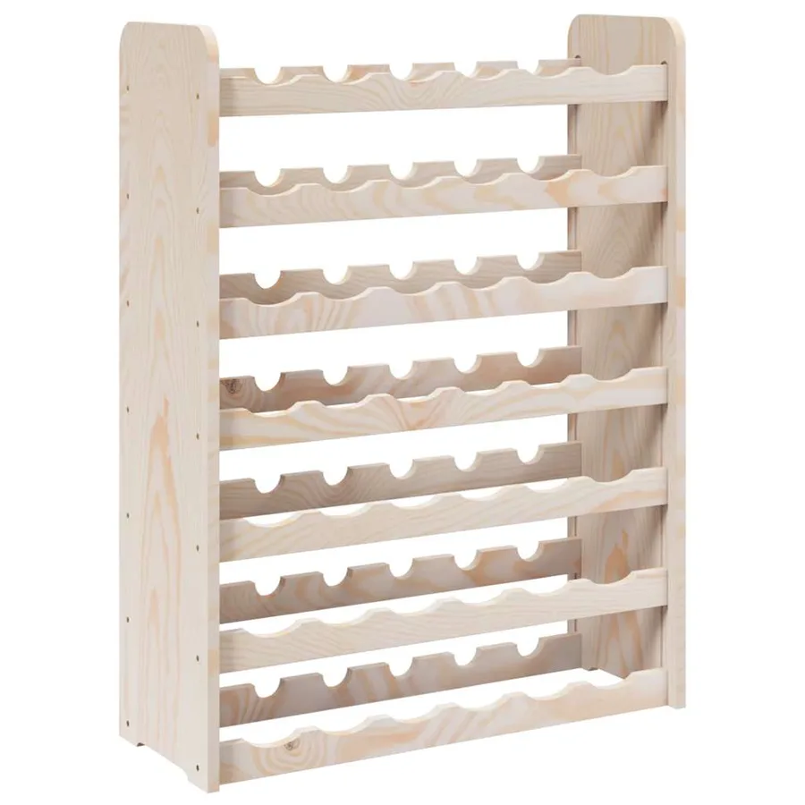 Casier à vin 67,5x25x87 cm Bois de pin massif - 7