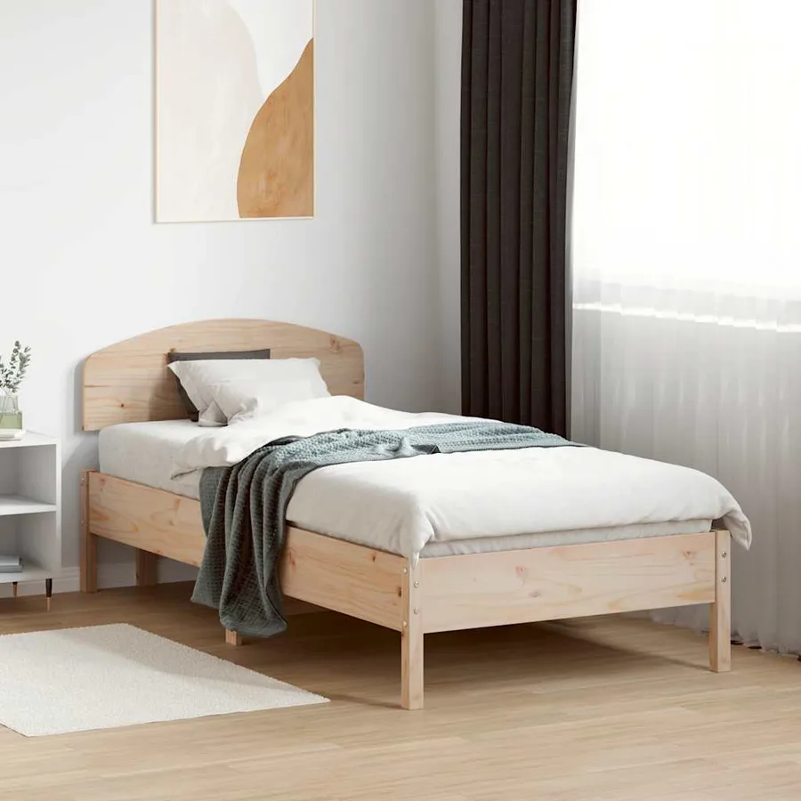 Tête de lit 75 cm bois massif de pin - 3