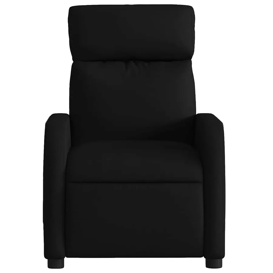 Fauteuil inclinable Noir Tissu - 6