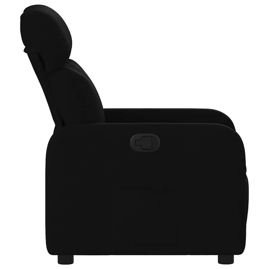 Fauteuil inclinable Noir Tissu - 7