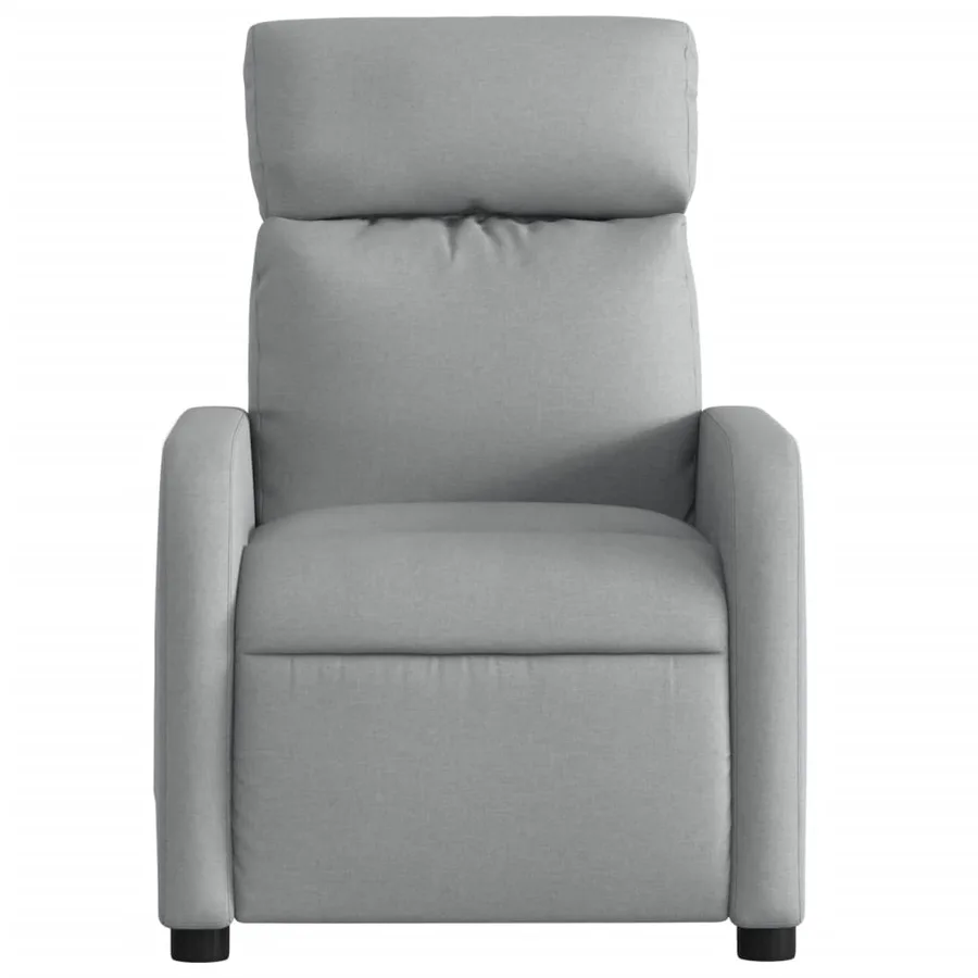 Fauteuil inclinable Gris clair Tissu - 6