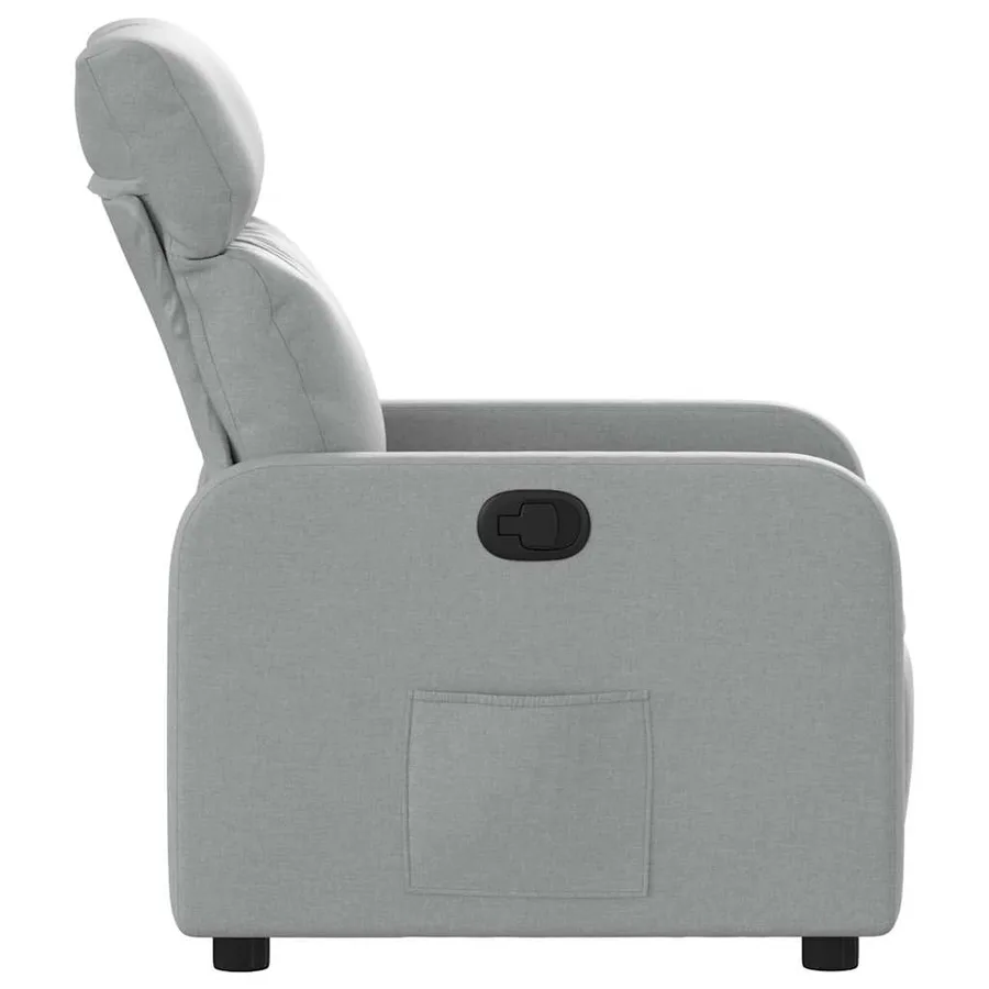 Fauteuil inclinable Gris clair Tissu - 7