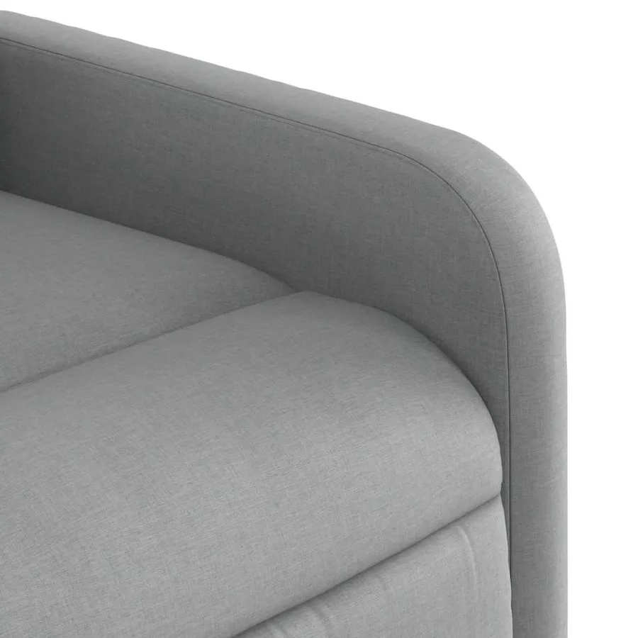 Fauteuil inclinable Gris clair Tissu - 8