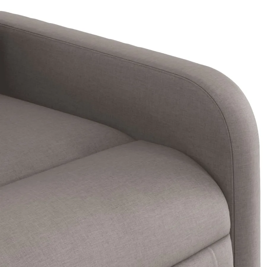 Fauteuil inclinable électrique taupe tissu - 11