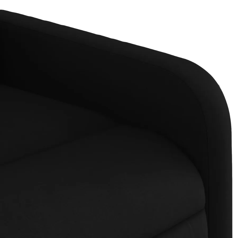 Fauteuil inclinable Noir Tissu - 8