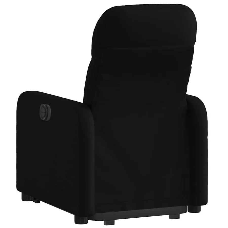 Fauteuil inclinable électrique noir tissu - 5