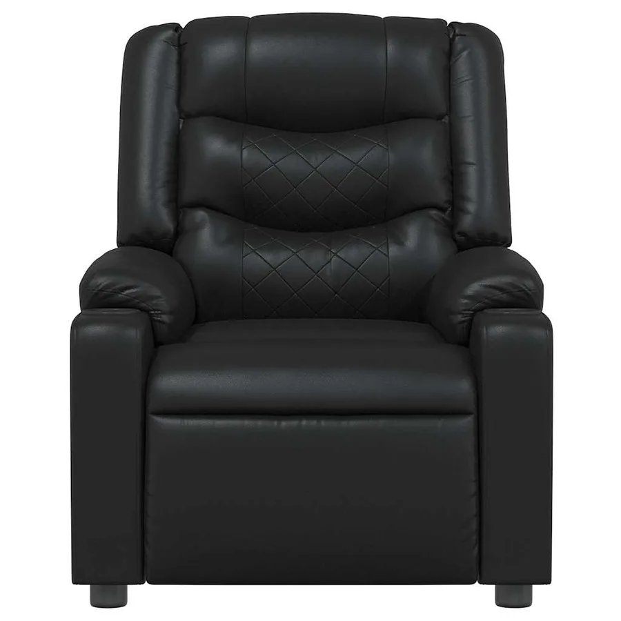 Fauteuil inclinable Noir Similicuir - 6