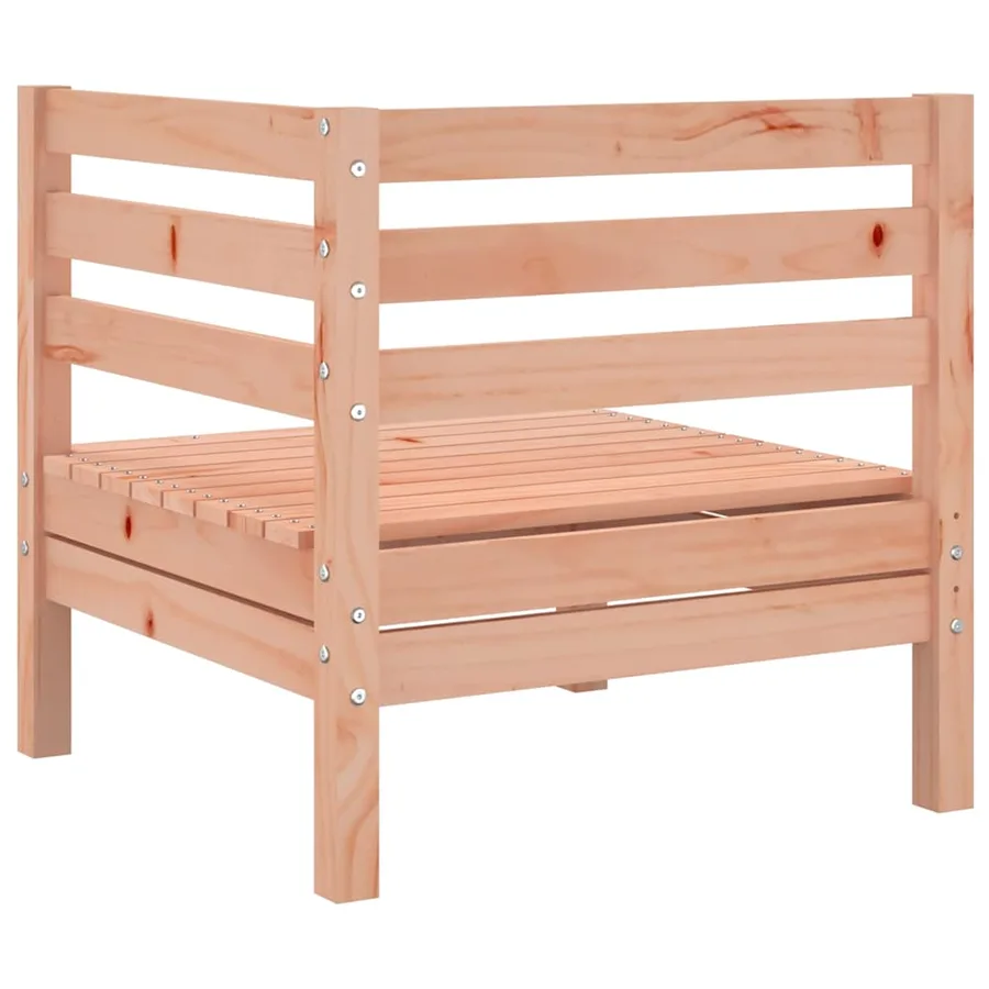 Canapé d'angle de jardin bois massif douglas - 6
