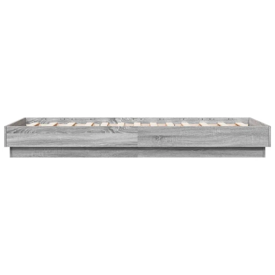 Cadre de lit sans matelas avec lumières LED 75x190 cm - 7