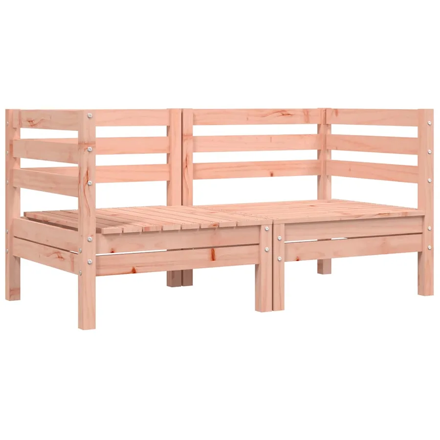 Canapé d'angle de jardin avec coussins 2pcs bois massif douglas - 4