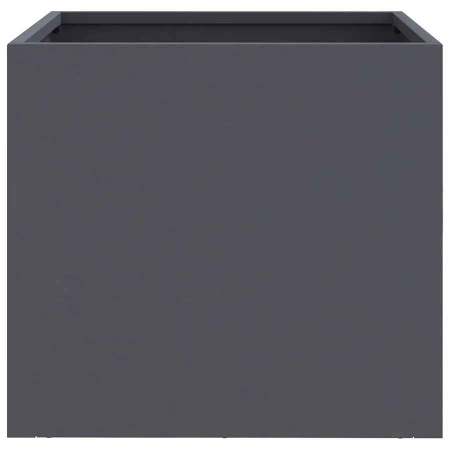 Jardinières 2 pcs anthracite 32x30x29 cm acier - 5