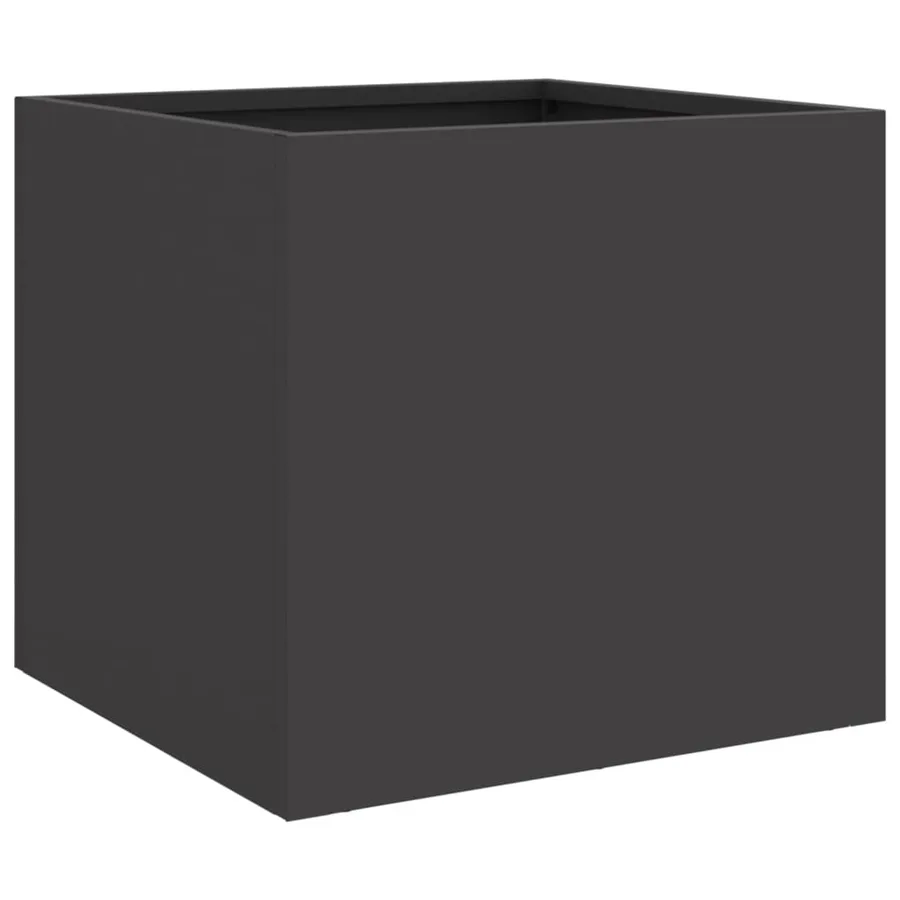 Jardinière noir 32x30x29 cm acier - 2