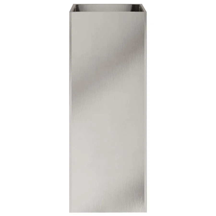 Jardinière argenté 32x29x75 cm acier inoxydable - 5