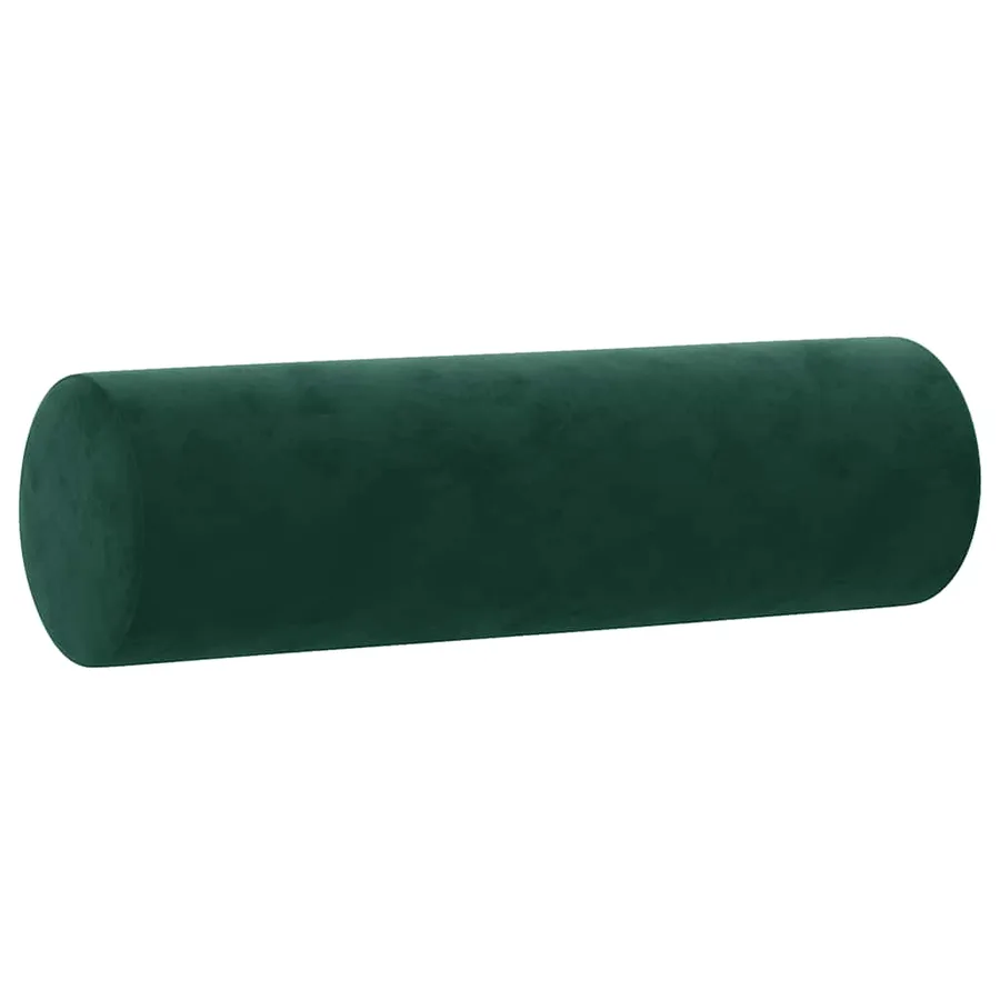 Ensemble de canapés 3 pcs avec coussins vert foncé velours - 7