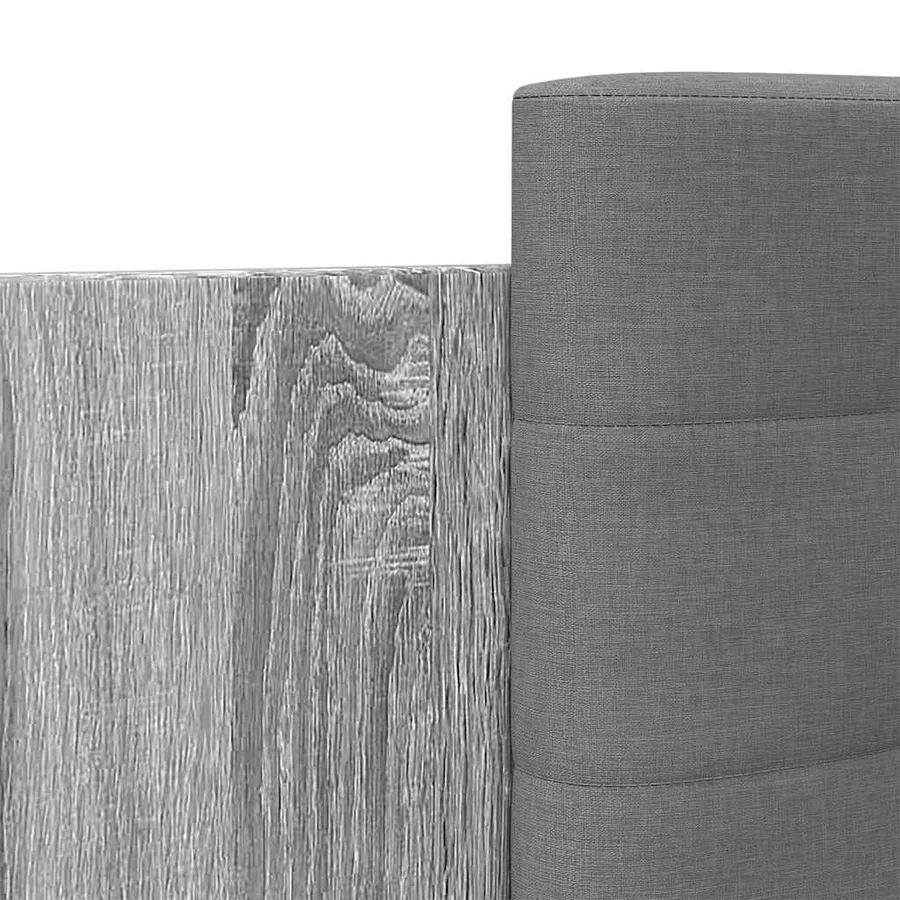 Cadre de lit avec LED sans matelas sonoma gris 150x200 cm - 9
