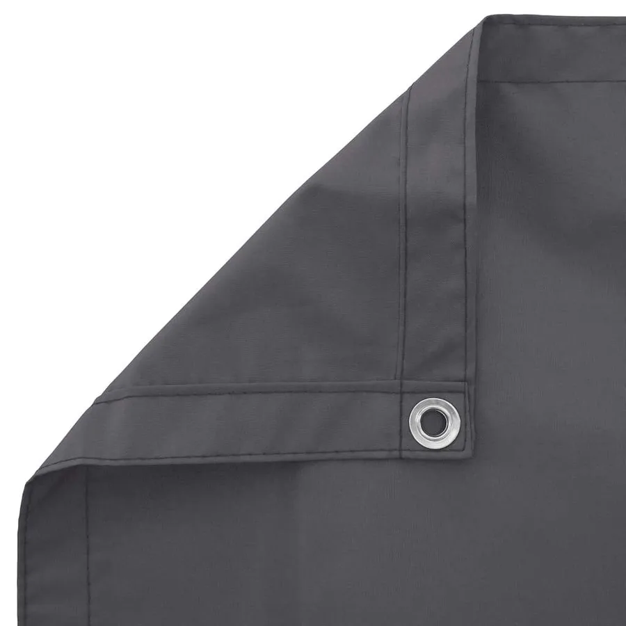 Écran de balcon anthracite 75x800 cm 100% polyester oxford - 4
