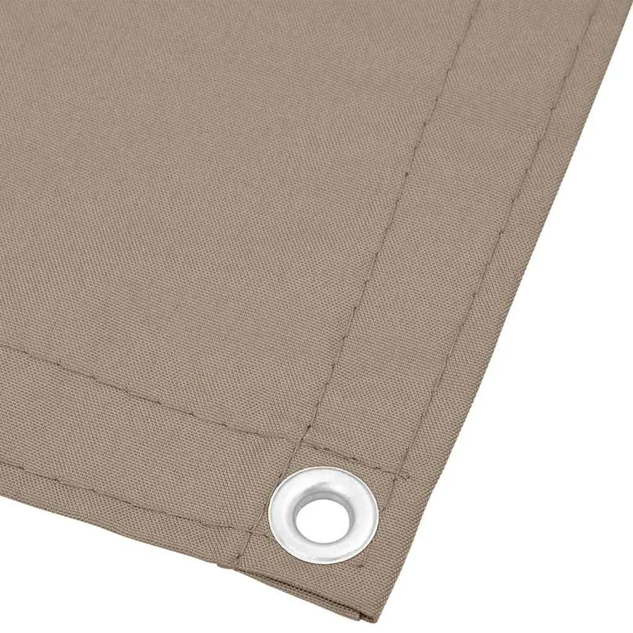 Écran de balcon taupe 90x1000 cm 100% polyester oxford - 3
