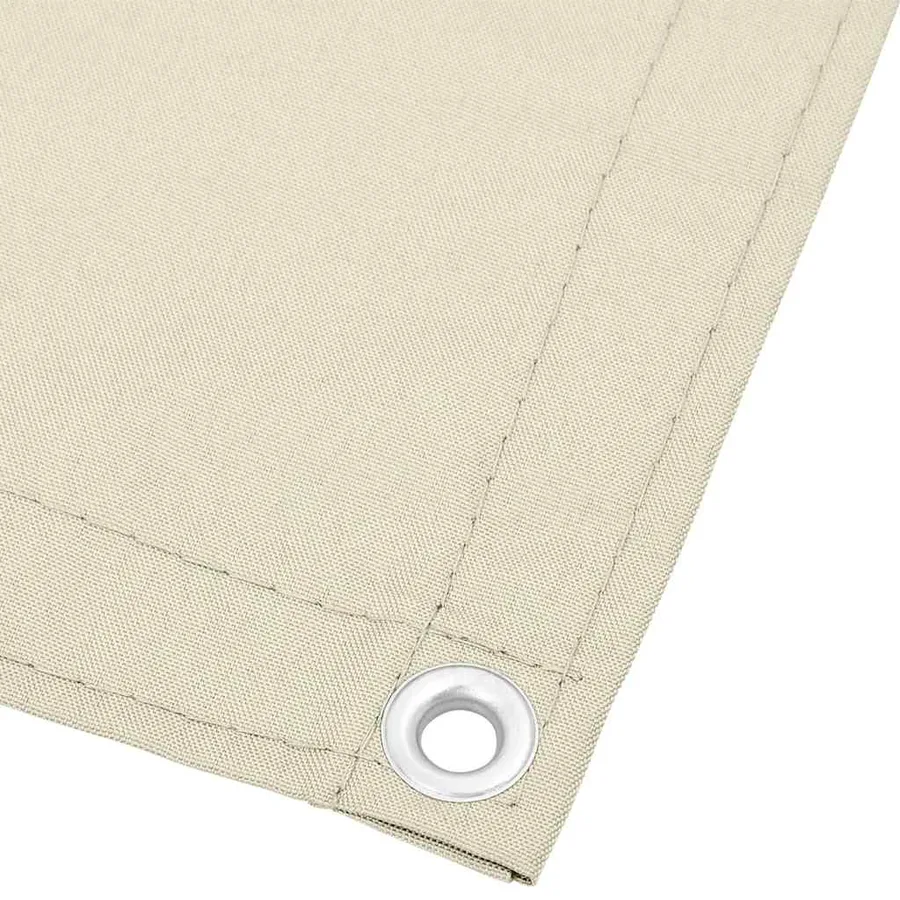 Écran de balcon crème 75x800 cm 100% polyester oxford - 3