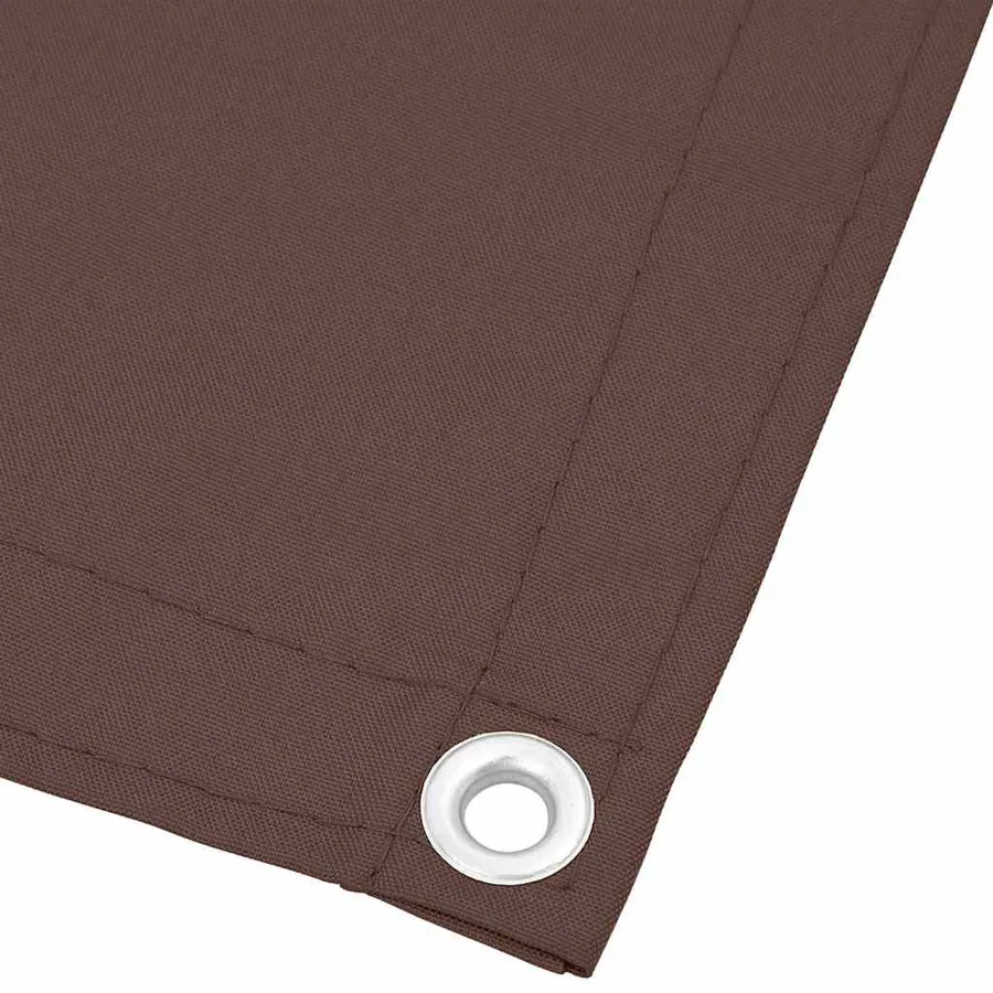 Écran de balcon marron 120x800 cm 100% polyester oxford - 4