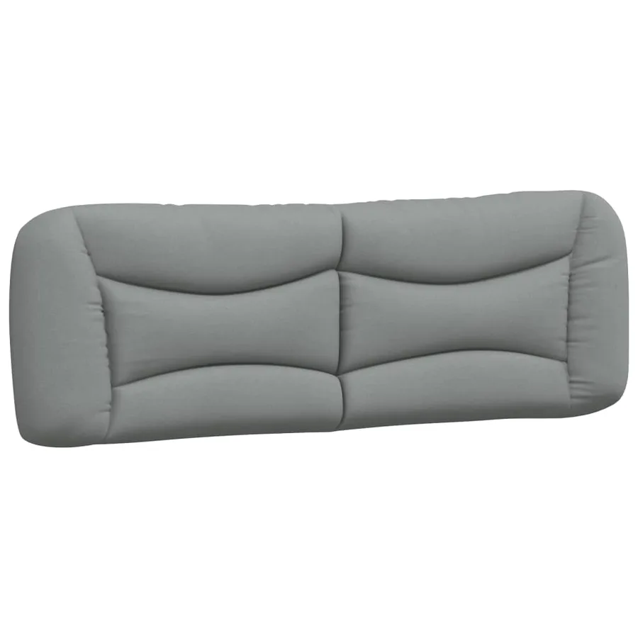 Lit avec matelas Hvar gris clair 160x200 cm tissu - 5