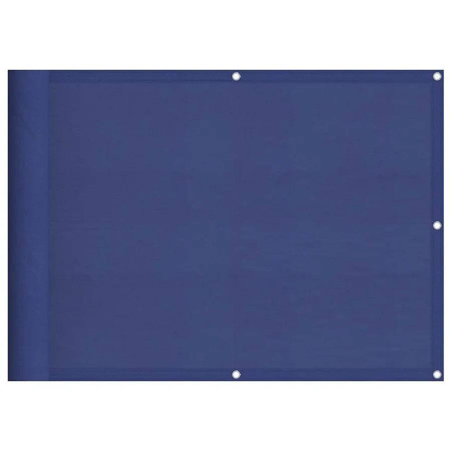 Écran de balcon bleu 75x800 cm 100% polyester oxford - 2
