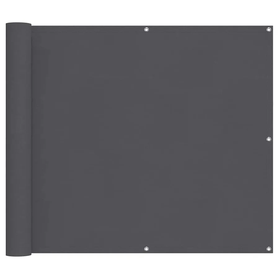Écran de balcon anthracite 90x700 cm 100% polyester oxford - 2