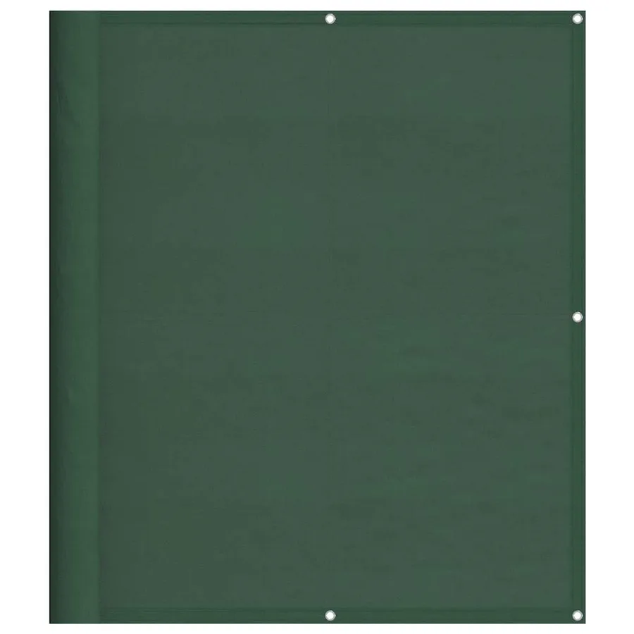 Écran de balcon vert foncé 120x800 cm 100% polyester oxford - 2