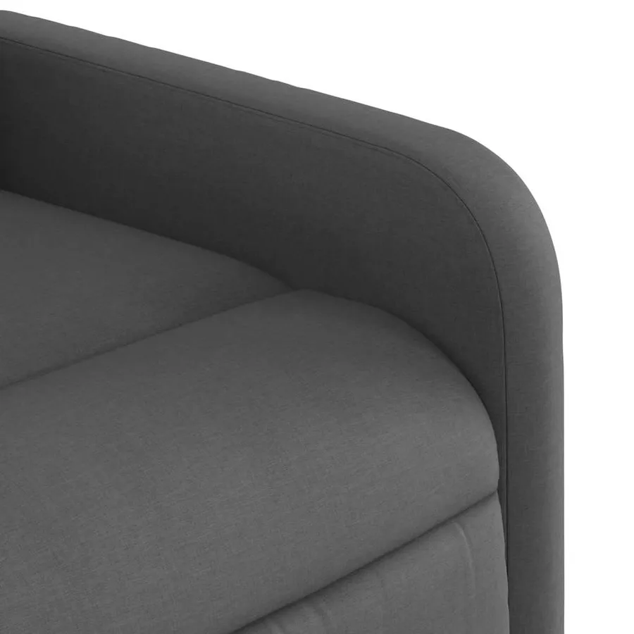 Fauteuil inclinable électrique Gris foncé Tissu - 11