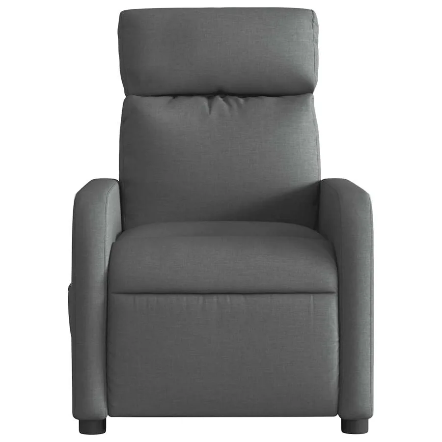 Fauteuil inclinable électrique Gris foncé Tissu - 9