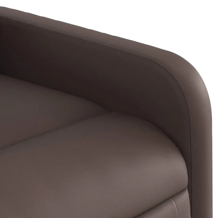 Fauteuil inclinable de massage Marron Similicuir - 11