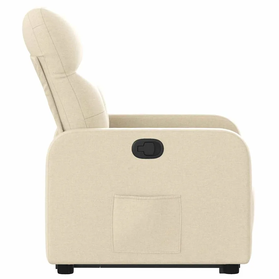Fauteuil inclinable Crème Tissu - 10
