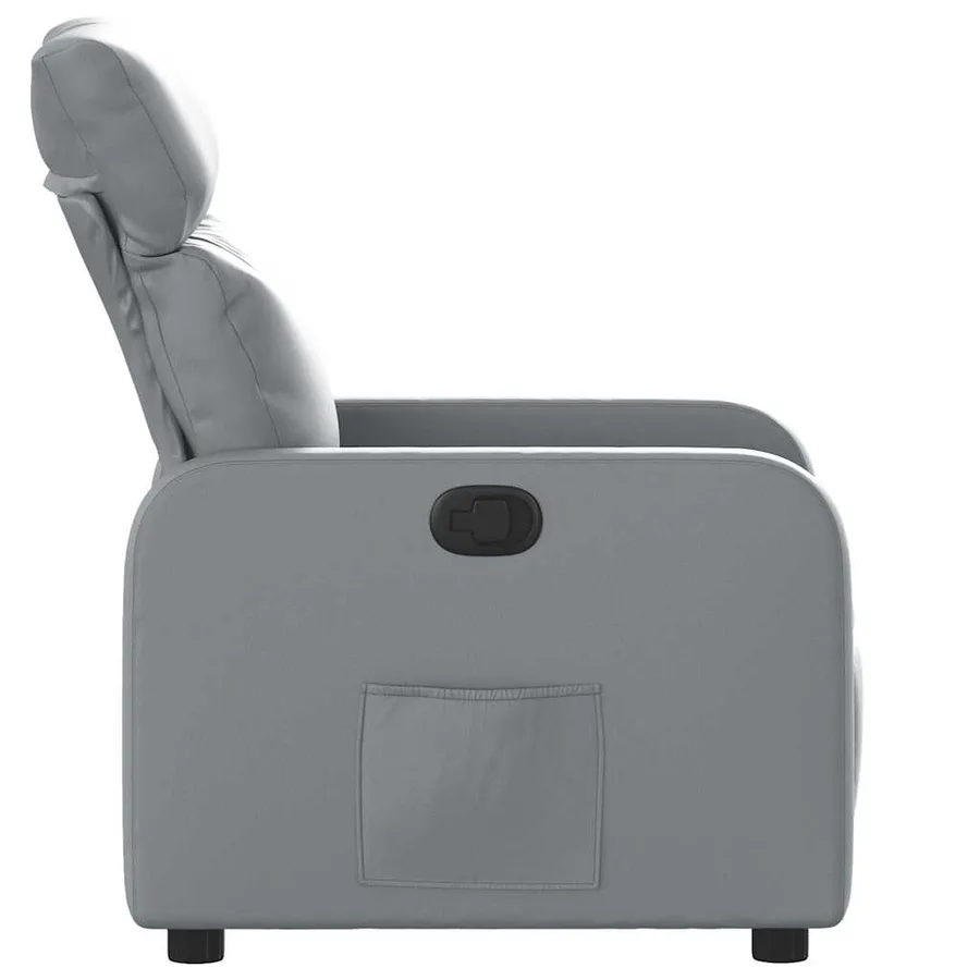 Fauteuil inclinable Gris Similicuir - 7
