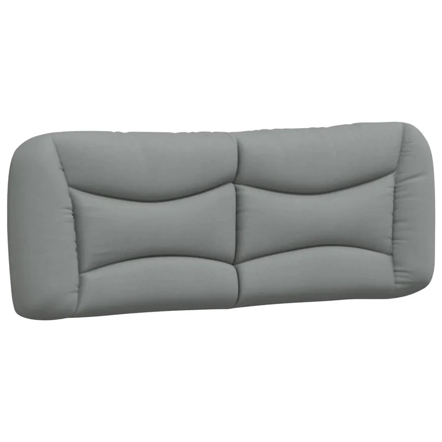 Lit avec matelas Hvar gris clair 120x200 cm tissu - 5