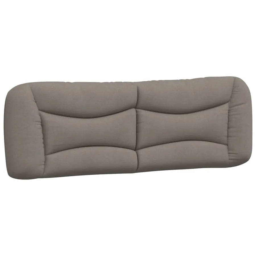 Coussin de tête de lit Hvar taupe 160 cm tissu - 2